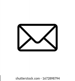 Ilustración vectorial de icono de envoltura de correo electrónico
