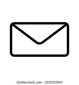 Email envelope icon vector illustration isolated on white background EPS 10
