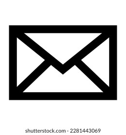 Icono de sobre de correo electrónico. ilustración vectorial.