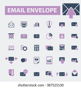 iconos de los sobres de correo electrónico
