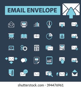 iconos de los sobres de correo electrónico
