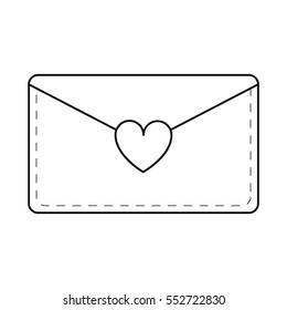 email envelope message love line