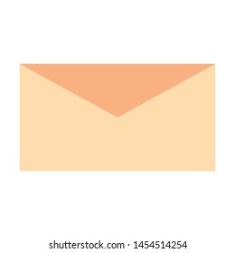 email envelope message on white background