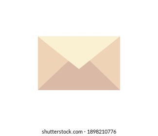 email envelope message social media icon white background vector illustration