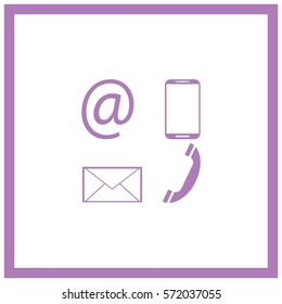 e-mail, envelope, phone