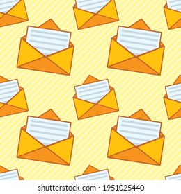 email envelope seamless pattern vector illustration 