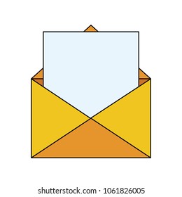 Email envelope symbol