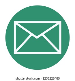 Email envelope symbol