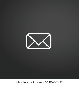 Email Envelope vector icon. Email Envelope concept stroke symbol design. Thin graphic elements vector illustration, outline pattern for your web site design, logo, UI. EPS 10.
