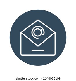 email envelope Vector icon which is suitable for commercial work and easily modify or edit it

