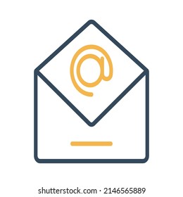 E-Mail-Umschlag-Vektorsymbol, das für gewerbliche Arbeiten geeignet ist und es leicht verändern oder bearbeiten kann

