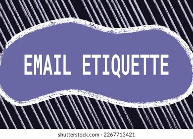 E-Mail-Etikette - Richtlinien und bewährte Verfahren für angemessenes Verhalten bei der Verwendung von E-Mail für professionelle oder persönliche Kommunikation.