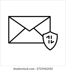 Email Exchange Icon: Send and Receive Message