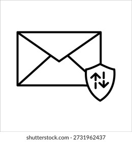Email Exchange Icon: Send and Receive Message