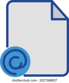 Email file Isolated Vector icon which can easily modify or edit

