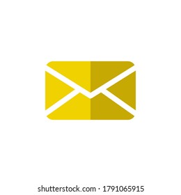 Email flat icon. Symbol vector on white background.