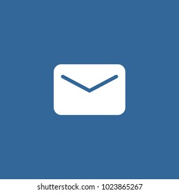 Email flat vector icon. Letter flat vector icon
