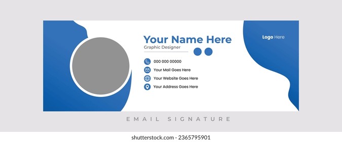 email footer template design for business promotional 