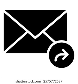 Email Forward Icon Element For Design