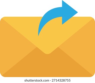 Icono de reenvío de correo electrónico: Enviar y Compartir Mensajes