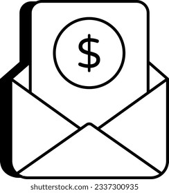E-Mail-Fonds-Flachbild-Symbol
