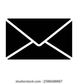 Email Glyph Icon Design For Personal And Commercial Use