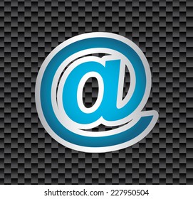email graphic design , vector illustration