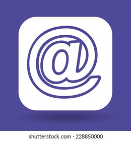 email graphic design , vector illustration