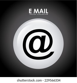 email graphic design , vector illustration