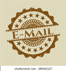 Email grunge seal
