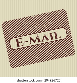 Email grunge seal