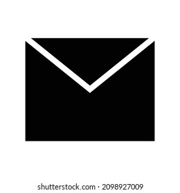 e-mail icon black solid, letter. for the needs of graphic design elements, business cards, curriculum vitae, contact. style design modern