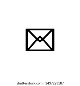 E-mail icon. Chat message button