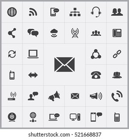 e-mail icon. communication icons universal set for web and mobile