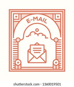 E-MAIL ICON CONCEPT