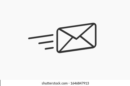 Email icon dark gray on light background.
