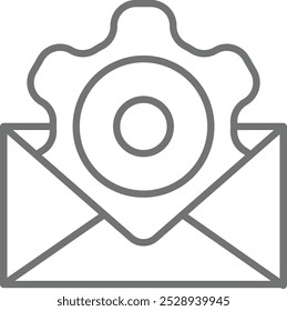 Diseño de icono de correo electrónico para el Uso comercial personal