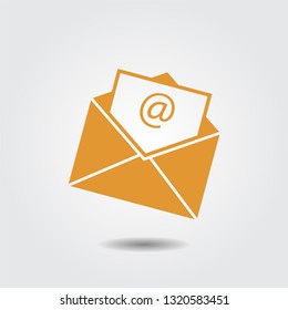 Email icon design. Vector illustration eps 10