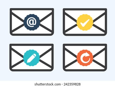 email icon design, vector illustration eps10 graphic 