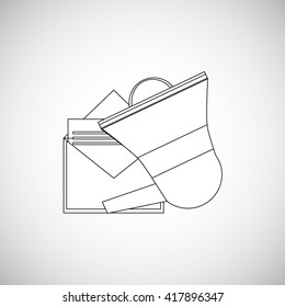 Email icon design, Vector illustration