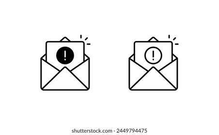 Email icon design with white background stock illustration