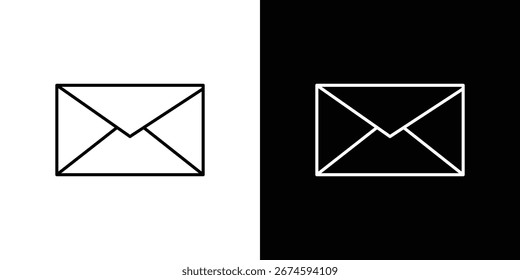 Icono de correo electrónico. Iconos de línea de trazo editables