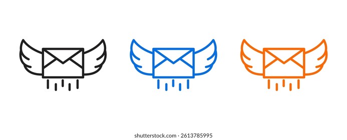 email Icon with Editable vector