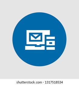  Email icon. Editable  Email icon for web or mobile.