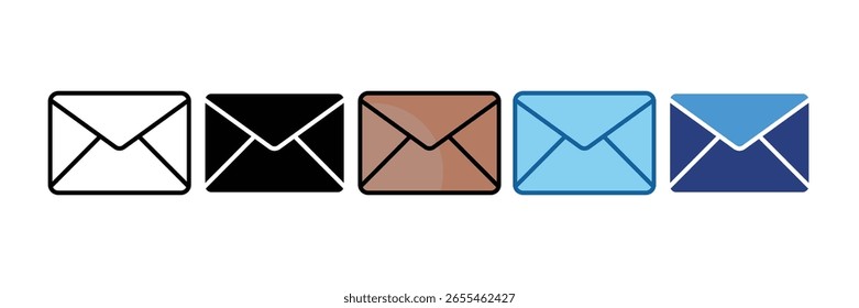E-Mail-Symbolelement für Design