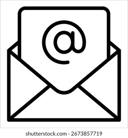 Elemento de icono de correo electrónico para diseño