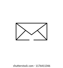 email icon. Element of seo and online marketing icon for mobile concept and web apps. Thin line email icon can be used for web and mobile