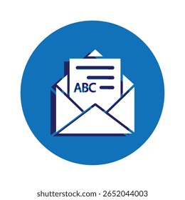 Ícone de email. Ícone Envelope. Conceito de notificação de correio digital. Ícone de email para aplicativo móvel e Web. eps 10