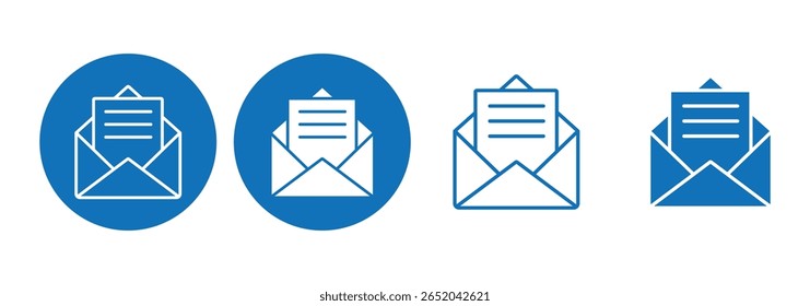 Ícone de email. Ilustração do envelope. Ilustração vetorial. eps 10