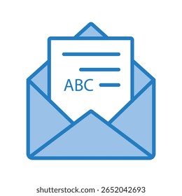 Ícone de email. Ilustração do envelope. Ilustração vetorial. eps 10